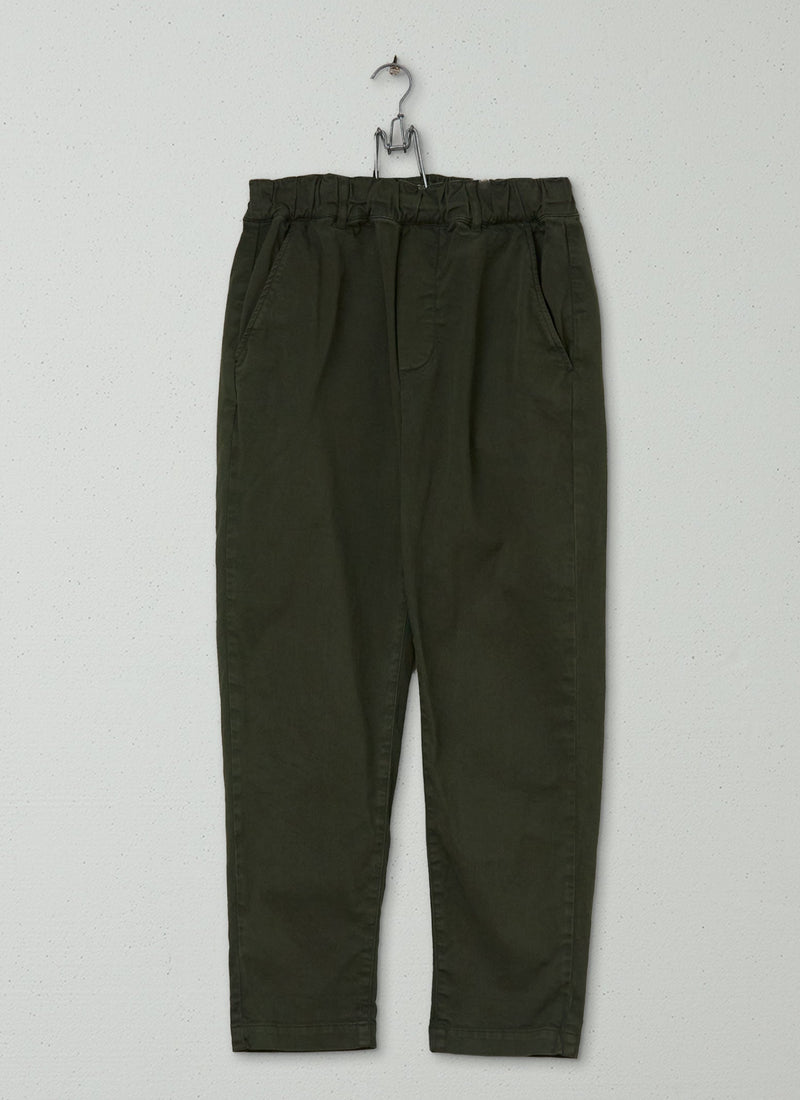 Reworn Cotton Twill Trousers Size 12 (1582) | Loden