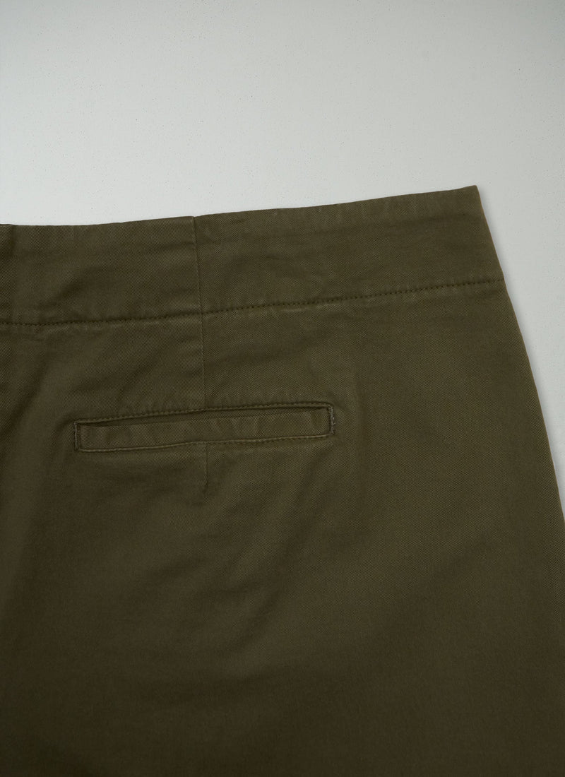 Reworn Side Button Pants Size 8 (1360) | Dark Pear