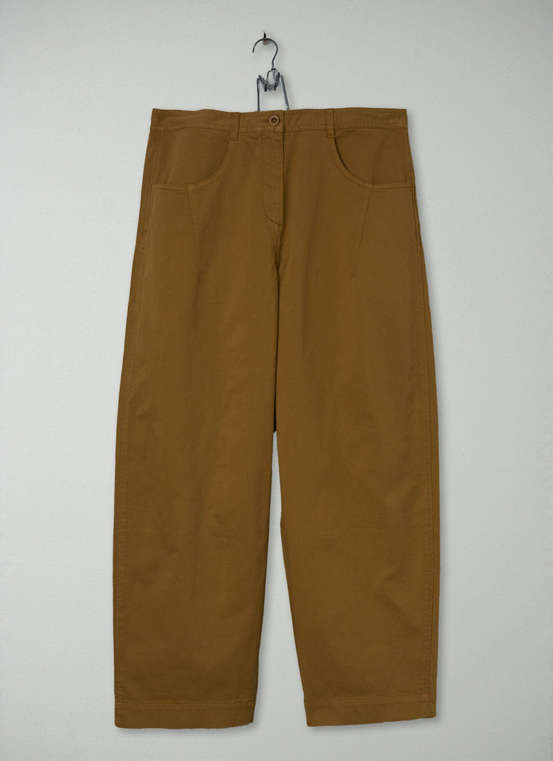 Reworn Cotton Twill Dart Trousers Size 16 (1614) | Rubber