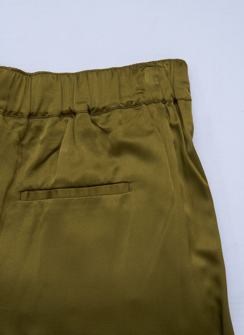 Reworn Seersucker Balloon Trousers Size 12 (1480) | Peat
