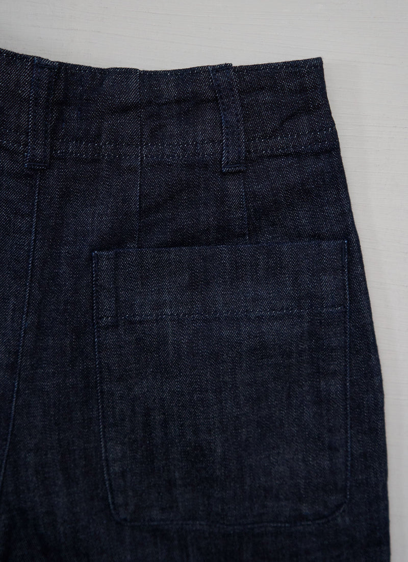 Reworn Indigo Denim Pants Size 4 (1048) | Indigo