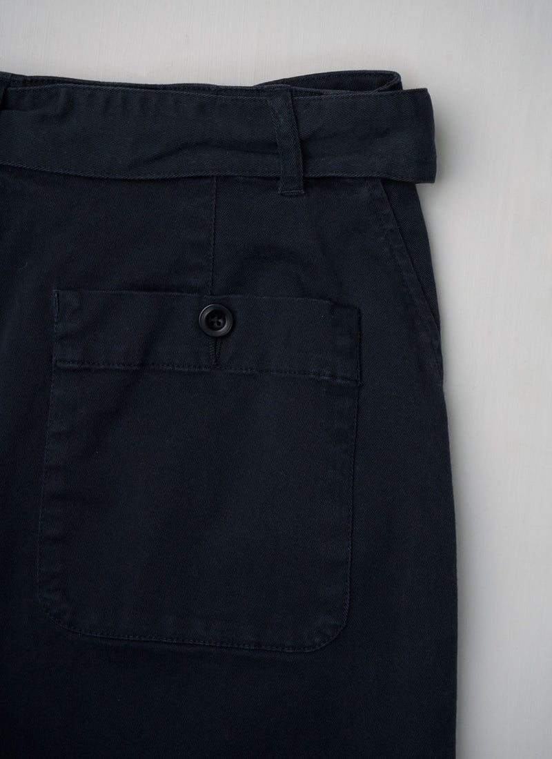 Reworn Cotton Twill Pants Size 8 (1383) | Slate