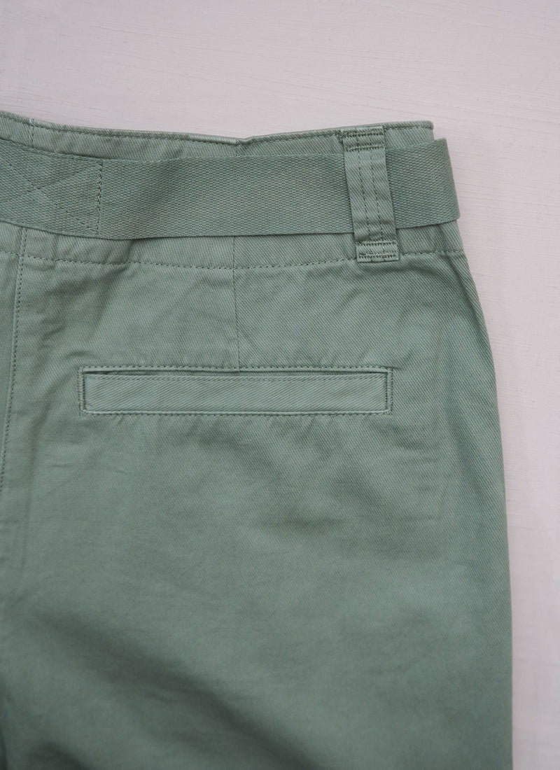 Reworn Cotton Linen Twill Pants Size 14 (1352) | Herb