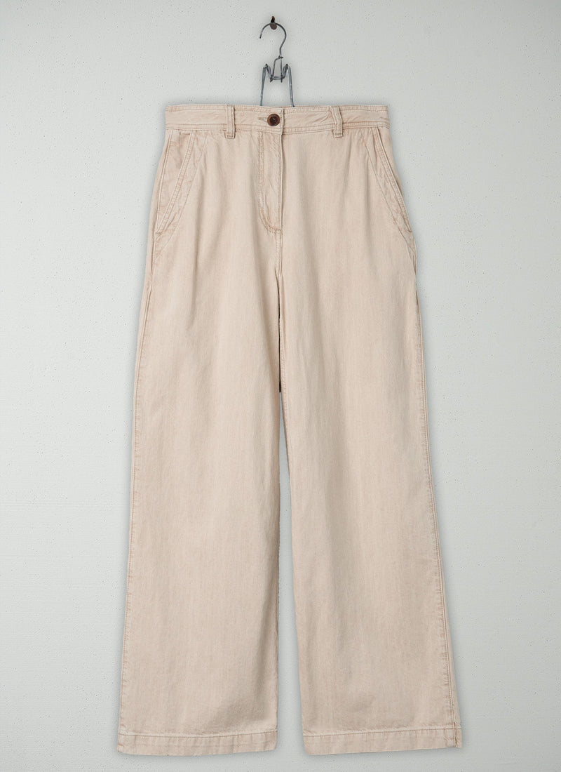 Reworn Flat Front Pants Size 16 (767) | Clay