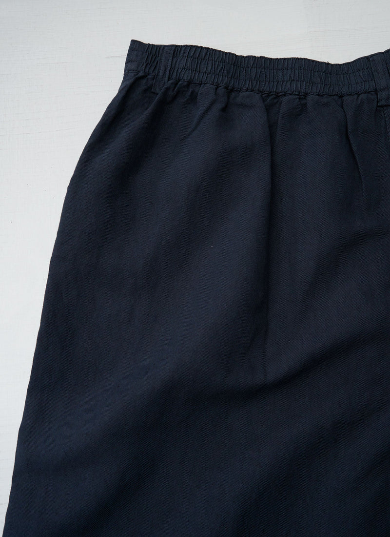 Reworn Alix Cotton Linen Pants Size 18 (1419) | Slate