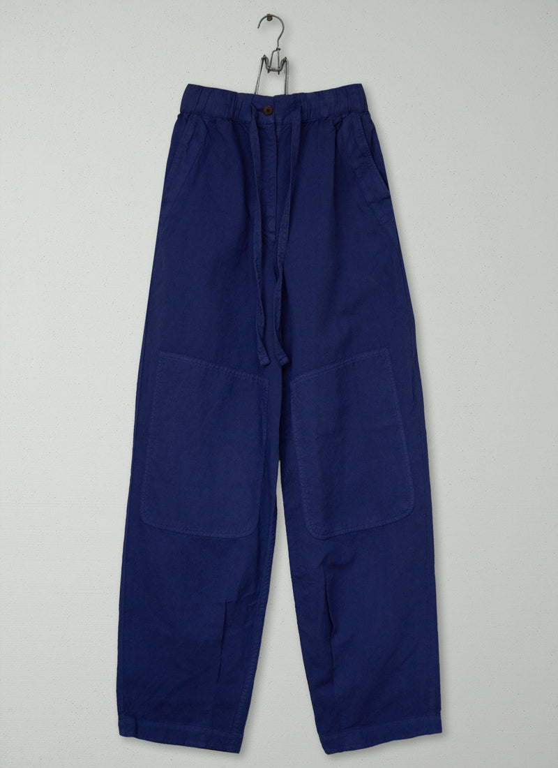 Reworn Cotton Linen Pants Size XS (1610) | Indigo