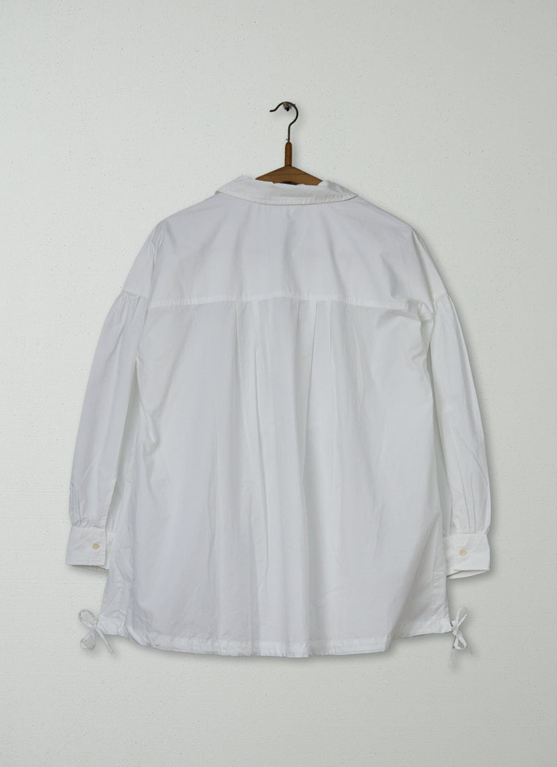 Reworn Poplin Shirt Size XXSXS (878) | White