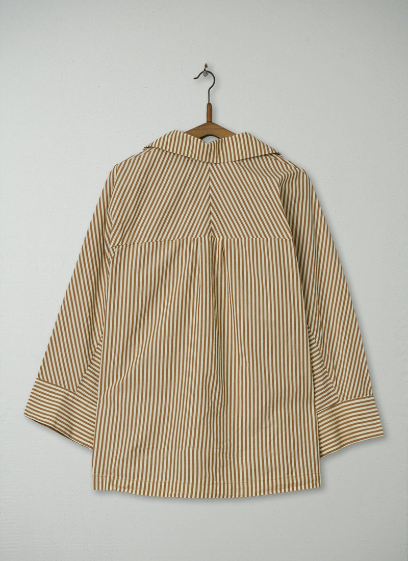 Reworn Organic Poplin Smock Size XS (981) | Multi
