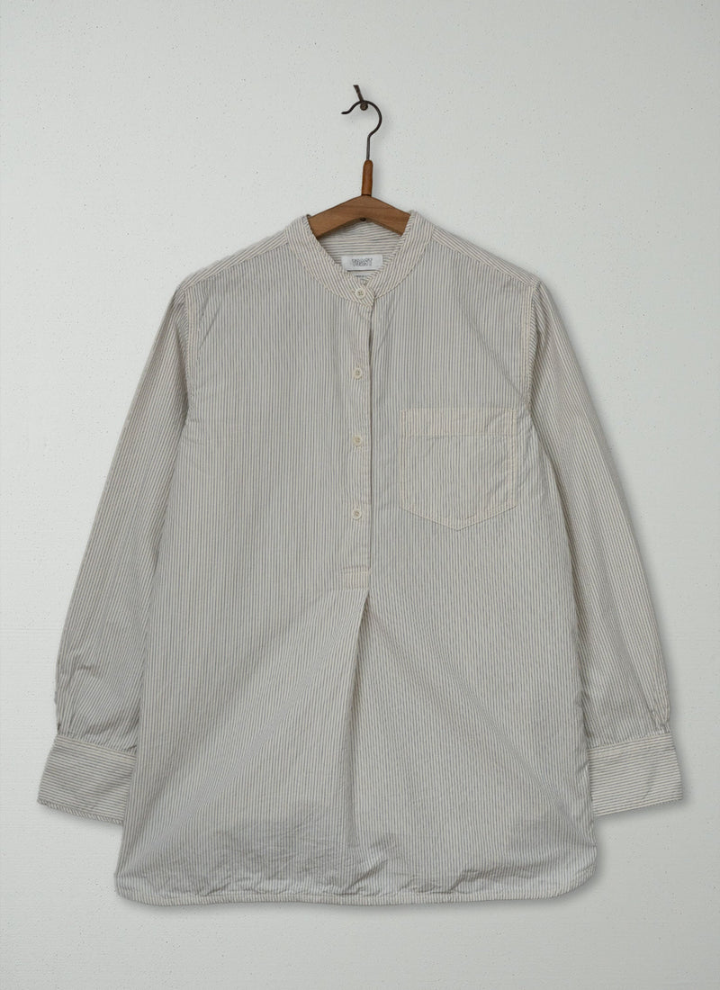 Reworn Taro Stripe Cotton Shirt Size 10 (1205) | Multi