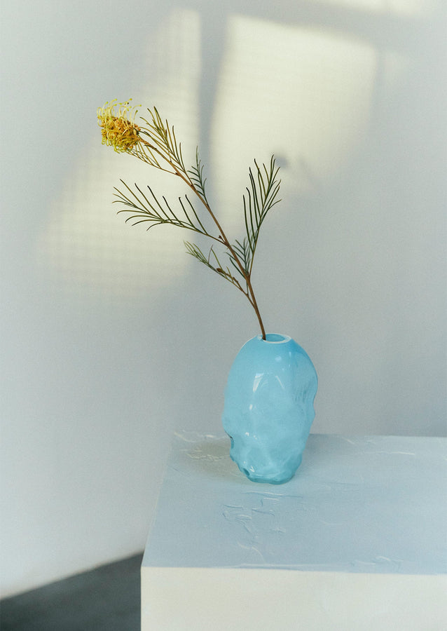 Rosie Stonham Small Membrane Vase | Pale Blue