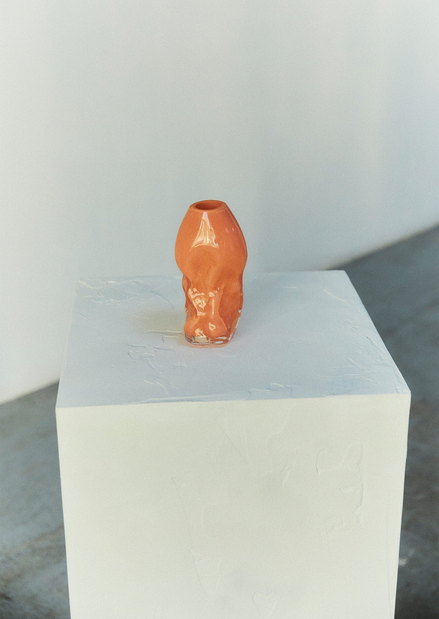 Rosie Stonham Small Membrane Vase | Orange