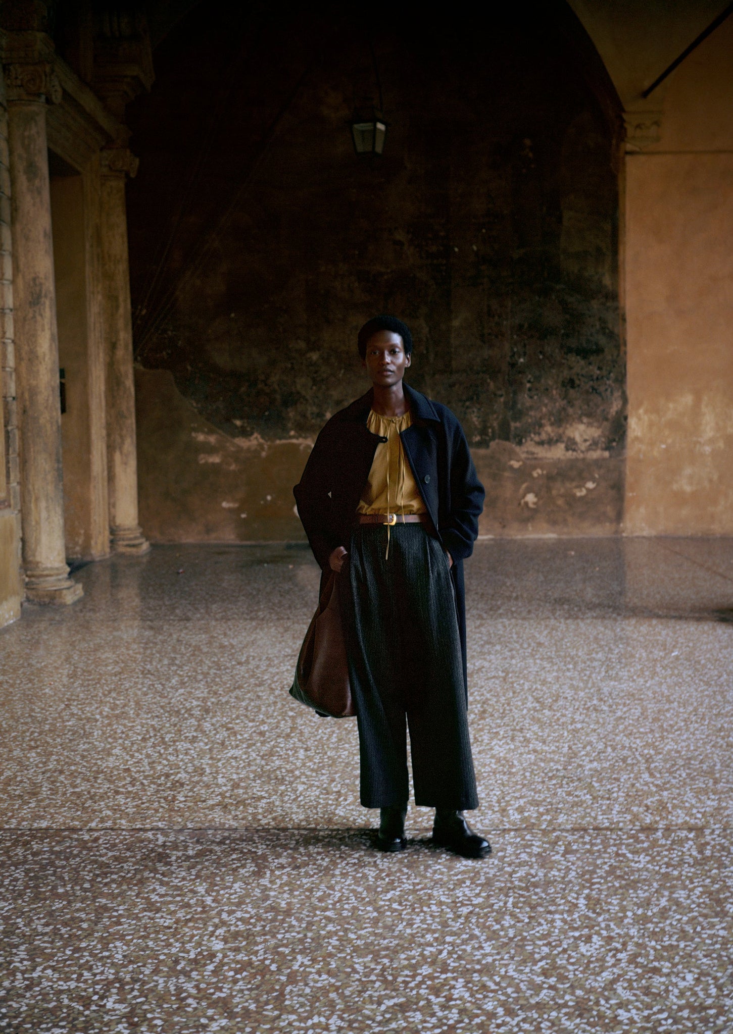 Wool Conservatoire Coat | Deep Navy | TOAST