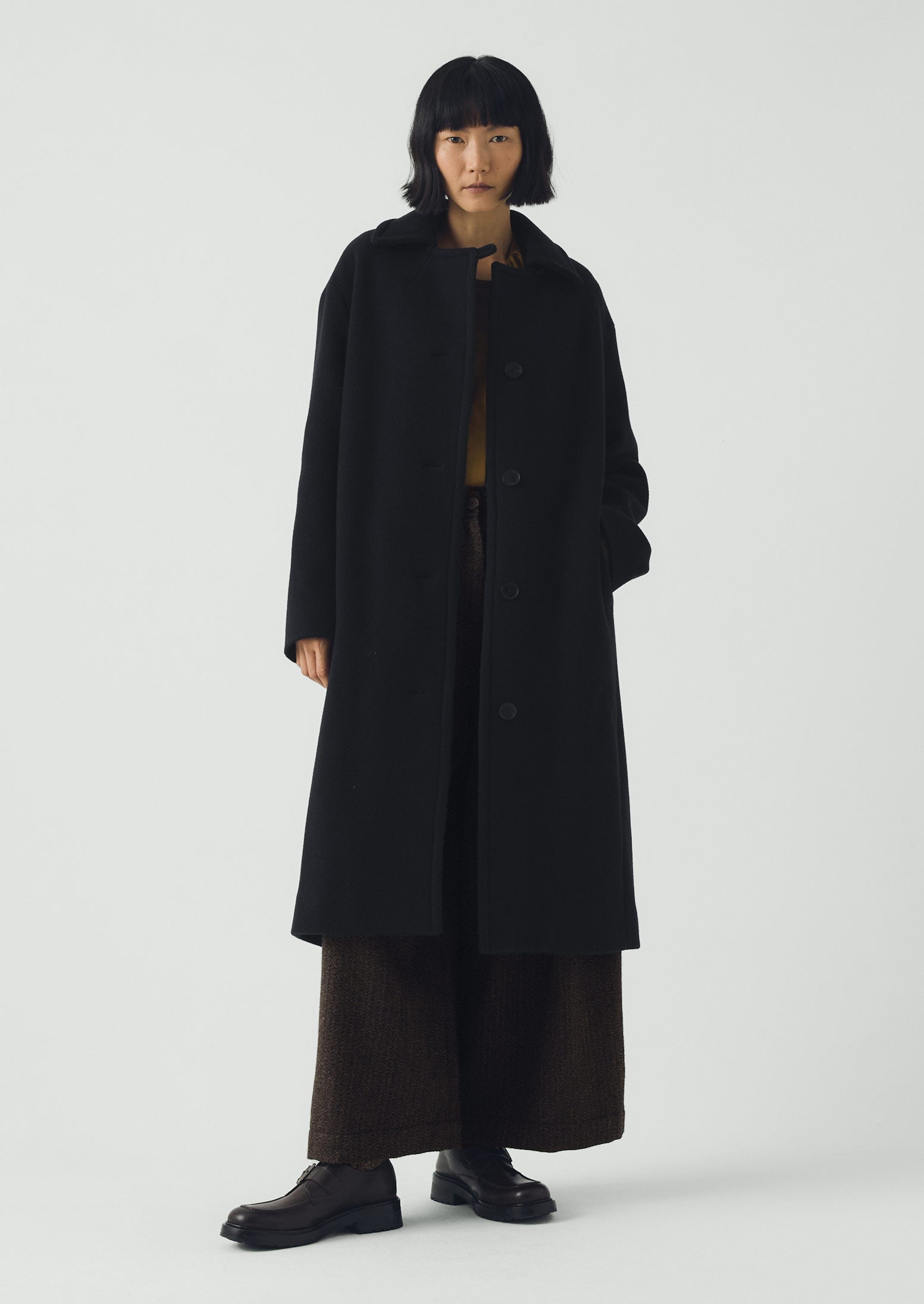 Wool Conservatoire Coat | Deep Navy | TOAST