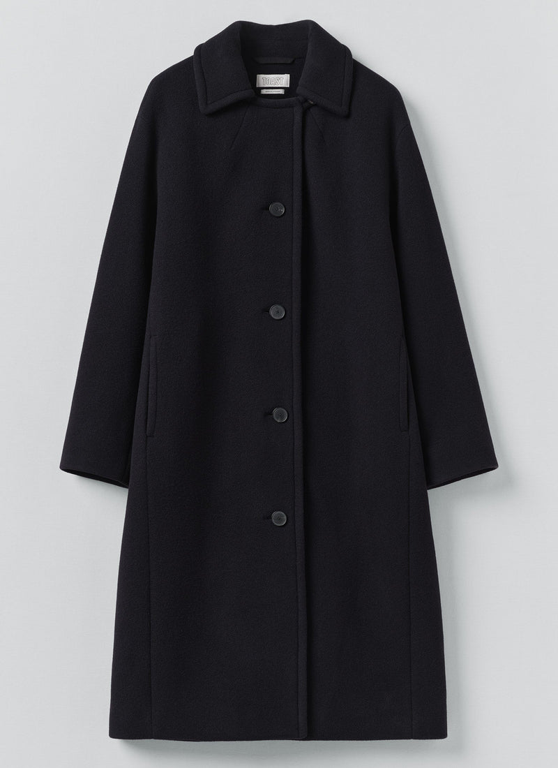Wool Conservatoire Coat | Deep Navy