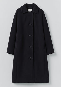 Wool Conservatoire Coat | Deep Navy | TOAST