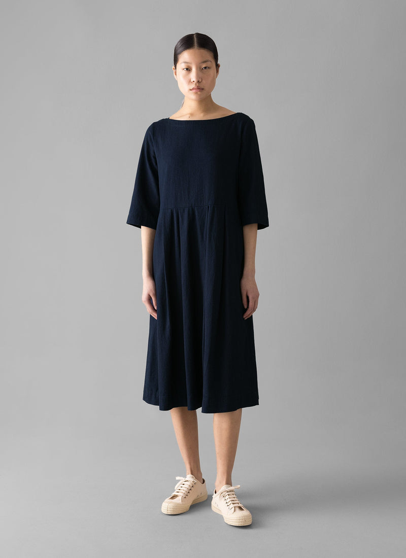 Franca Indigo Twill Dress | Indigo