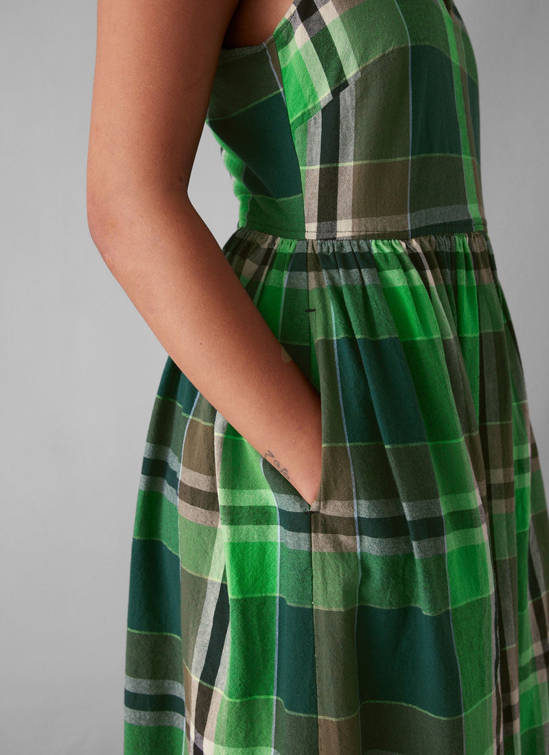 toast green dress Garment Dyed Sleeveless Tunic Dress