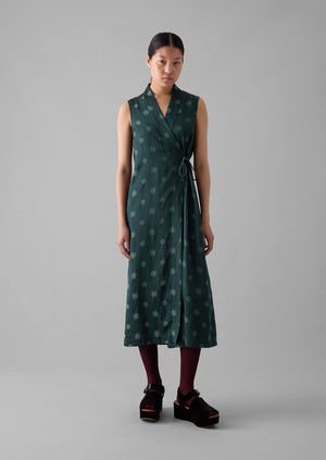 Sun and Moon Jacquard Dress | Oil