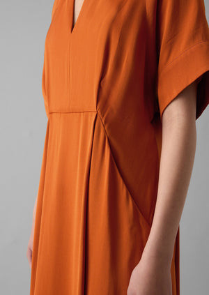 Bryn Satin Crepe Dress | Spice