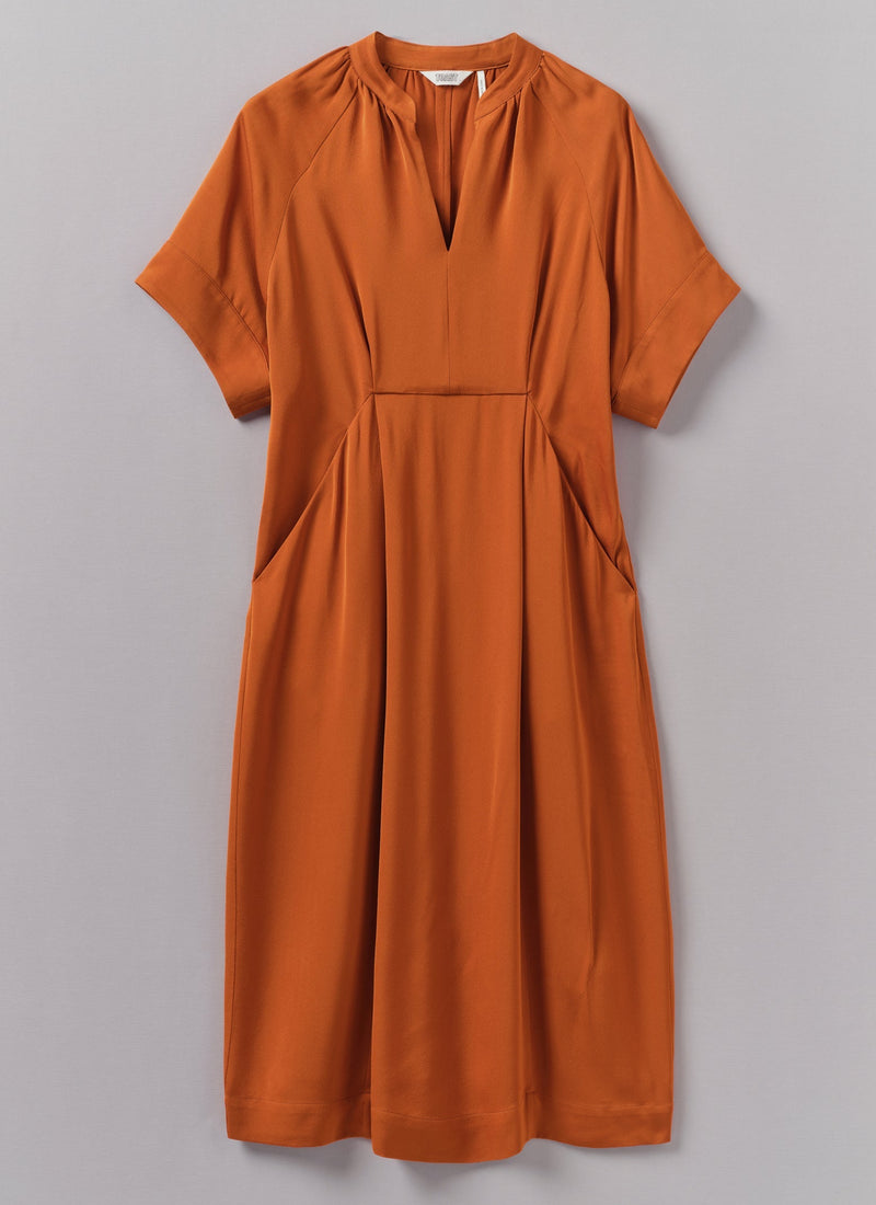 Bryn Satin Crepe Dress | Spice