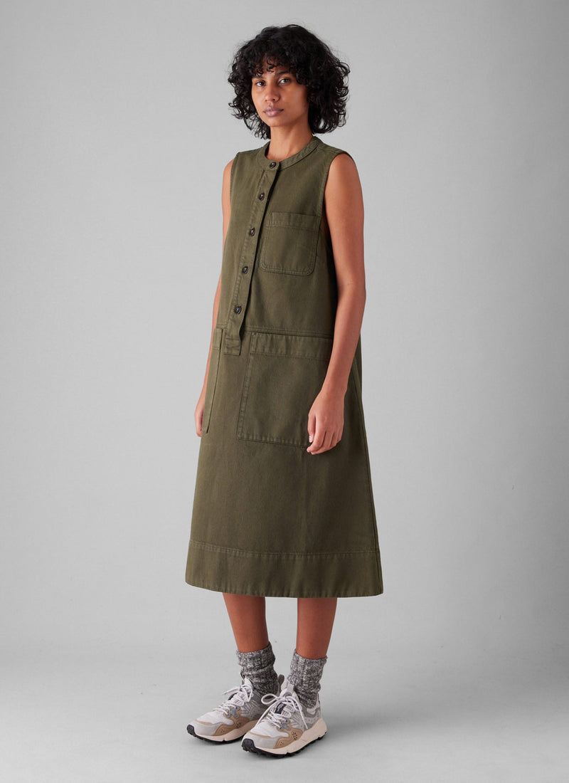 green tunic dresses Efsteb Mini Dresses for women summer Cotton Button Collared Short Sleeve Casual Dress with Placket Solid Color Loose Fit Tunic Dress (Army Green,S),