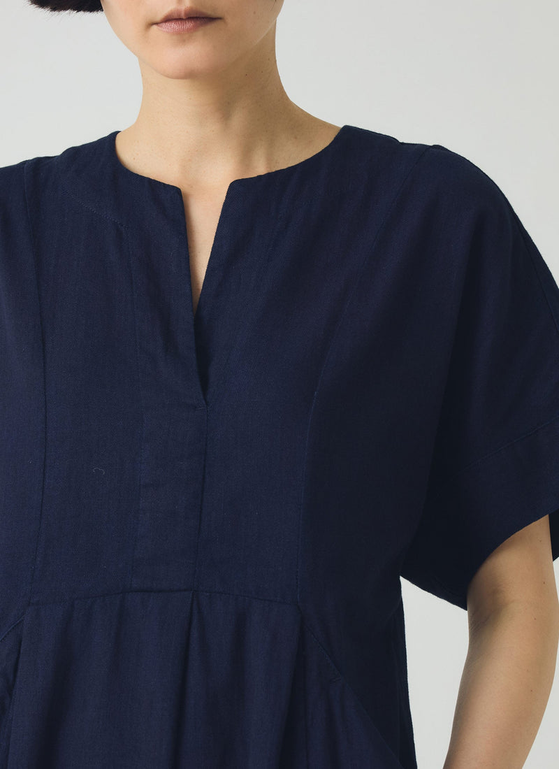 Bryn Twill Dress | Indigo Bryn Twill Dress | Indigo