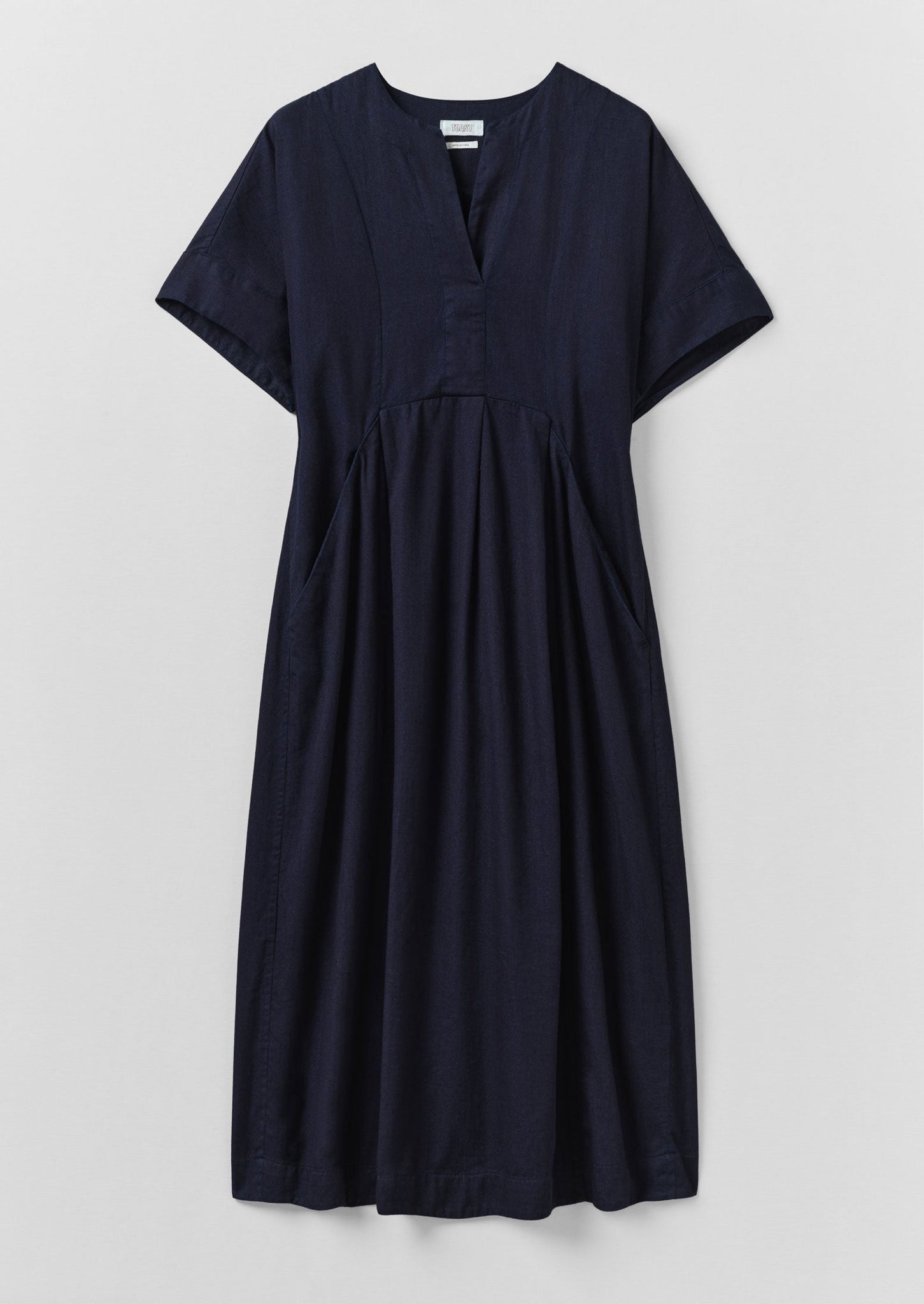 Bryn Twill Dress | Indigo