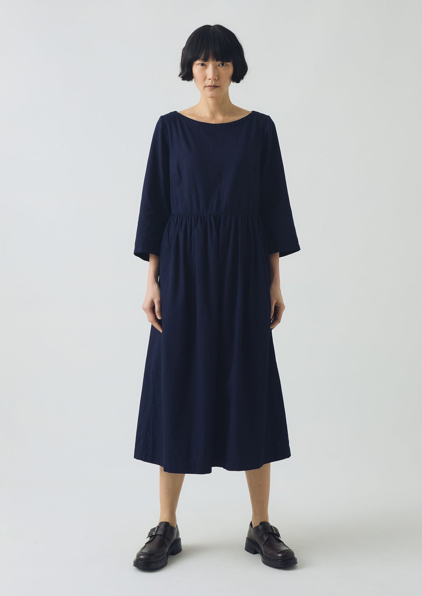 Freya Indigo Twill Dress | Indigo