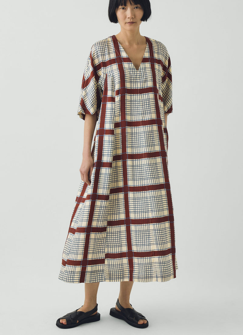 Tablecloth Print Dress | Soya/Multi