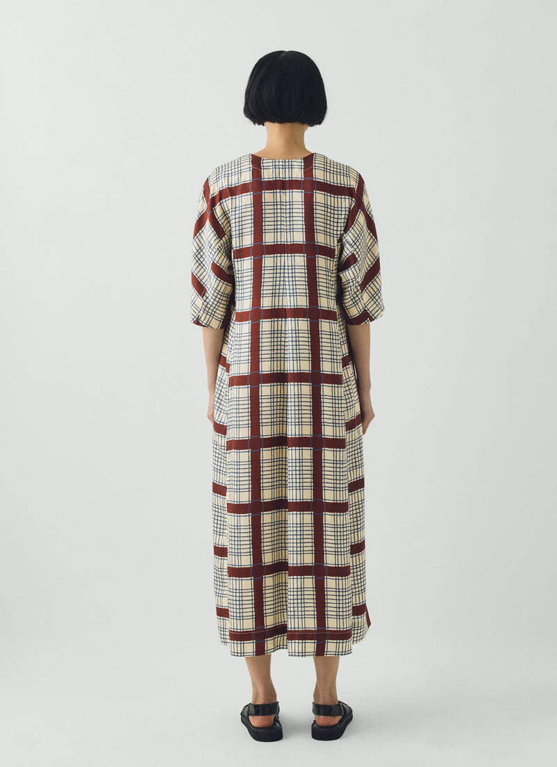 Tablecloth Print Dress | Soya/Multi