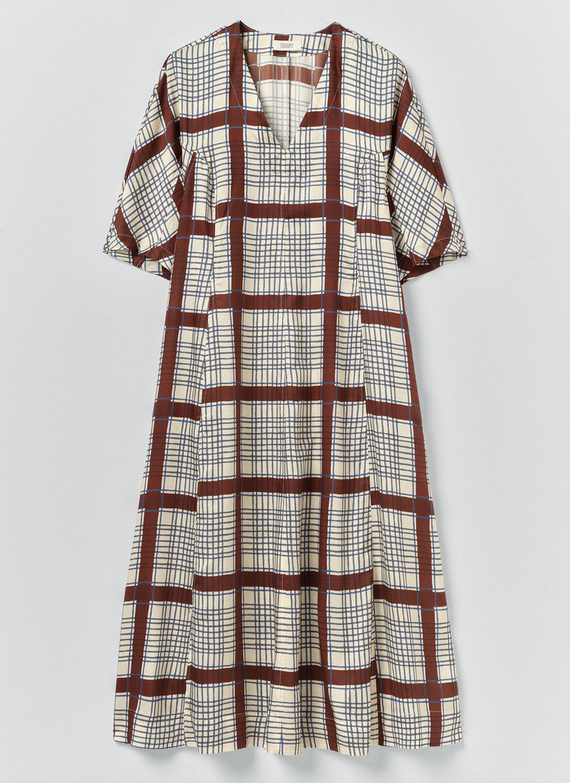 Tablecloth Print Dress | Soya/Multi