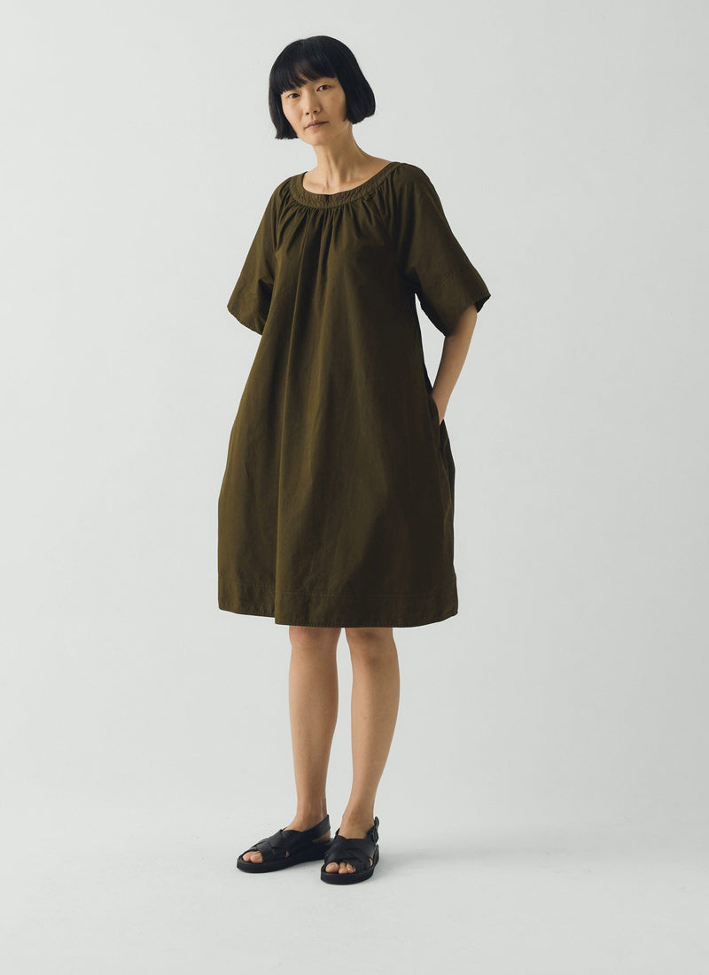 cotton throw on dress BEATRICE- your dreamy, throw-on-and-go cotton midi dress with just the right amount of detail. Made from soft, lightweight 100% cotton with all-over embroidery, she's floaty, breathable, and made for long summer days. #