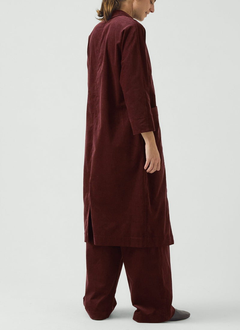 Organic Cord Tunic Dress | Beetroot Organic Cord Tunic Dress | Beetroot