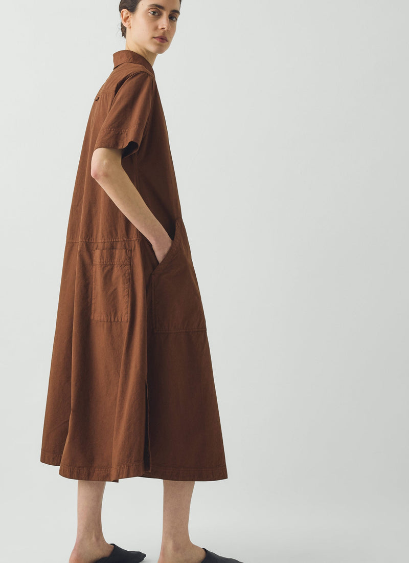 ochre linen dress OSTUNI Dress Ochre Linen  Minha loja