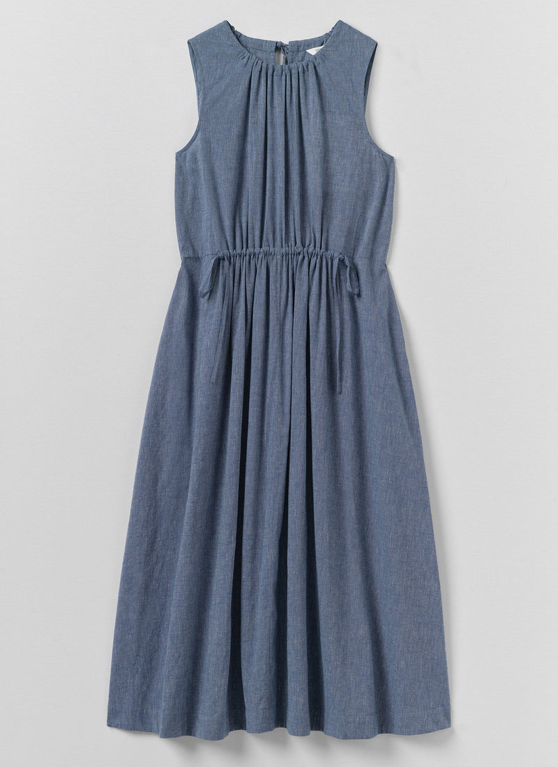 Martha Cotton Linen Chambray Dress