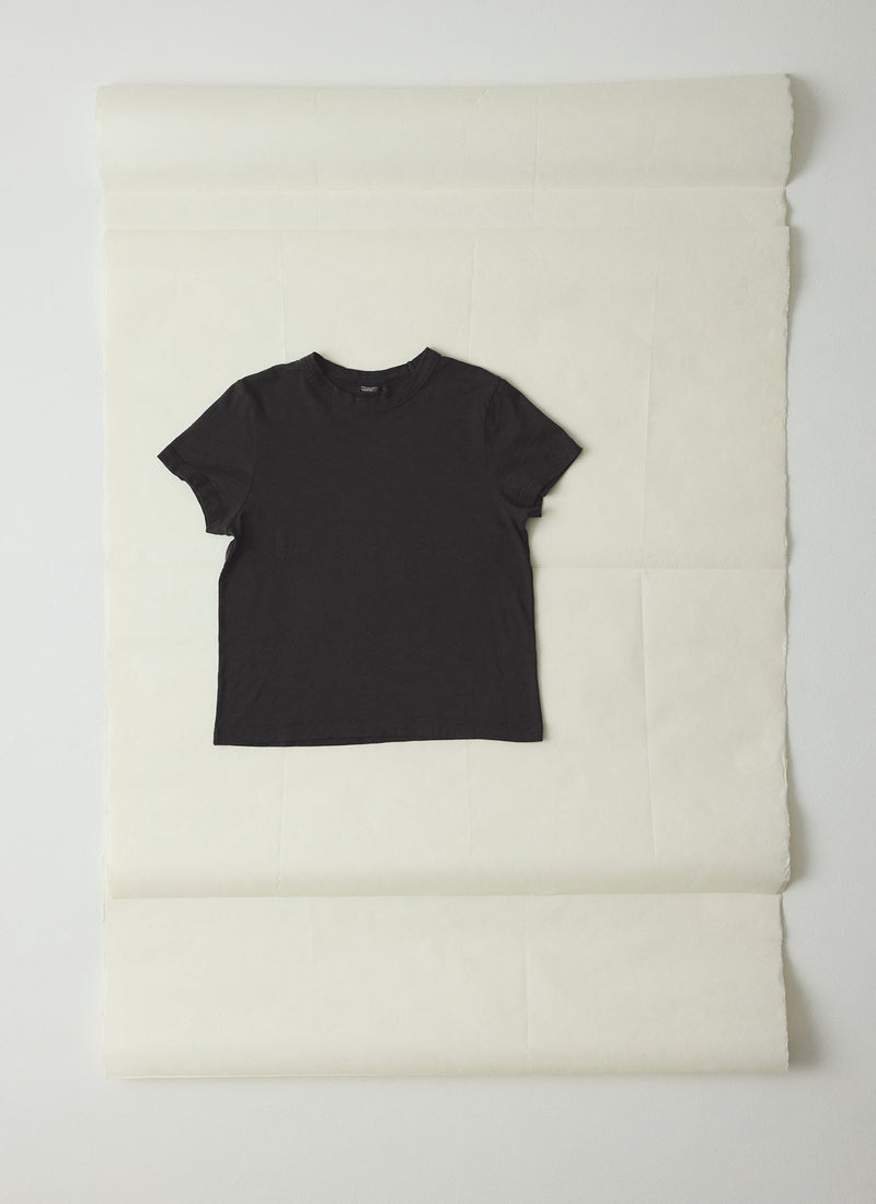 Sadie Cotton Boy Tee | Carbon Black