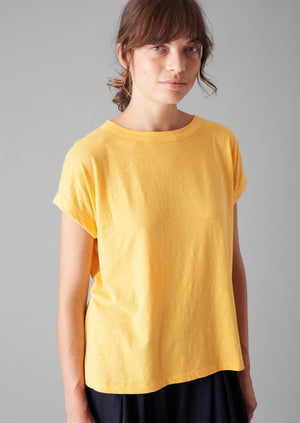 Alda Organic Cotton Easy Tee | Papaya