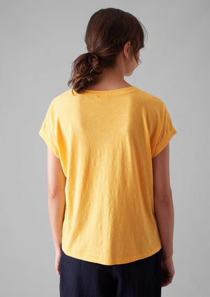 Alda Organic Cotton Easy Tee | Papaya