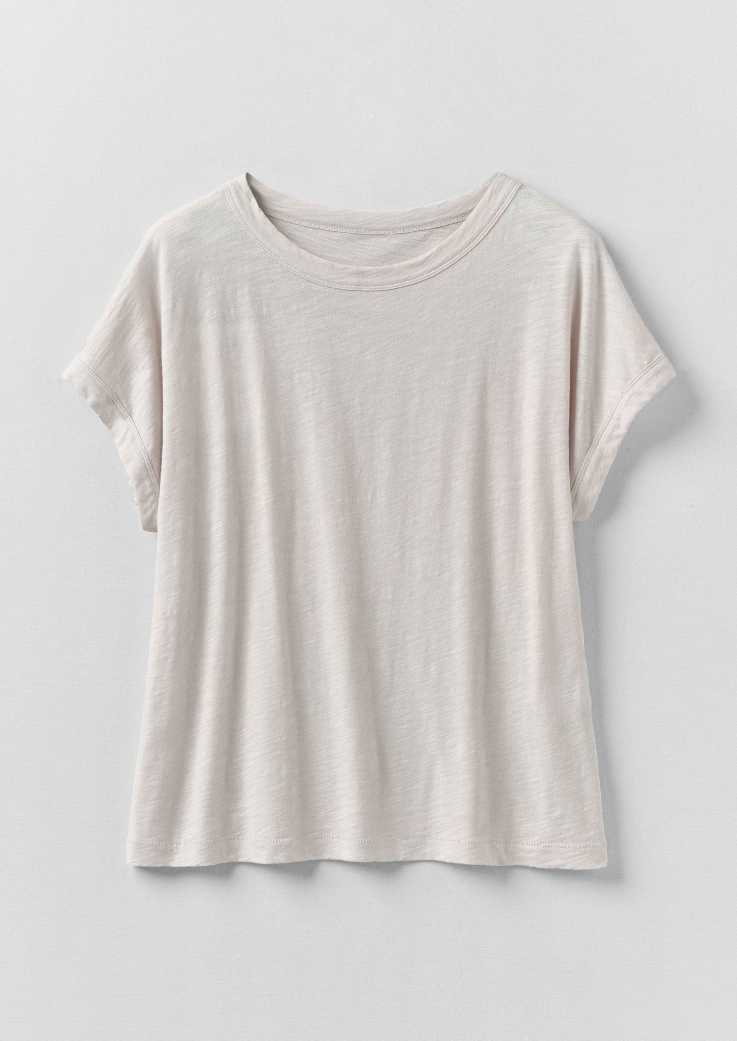 Alda Organic Cotton Easy Tee | Pebble