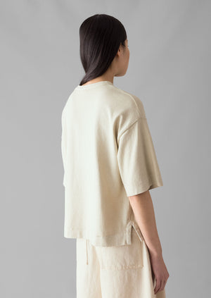 Mineral Dyed Cotton Boxy Tee | Soya