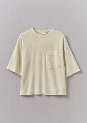 Mineral Dyed Cotton Boxy Tee | Soya