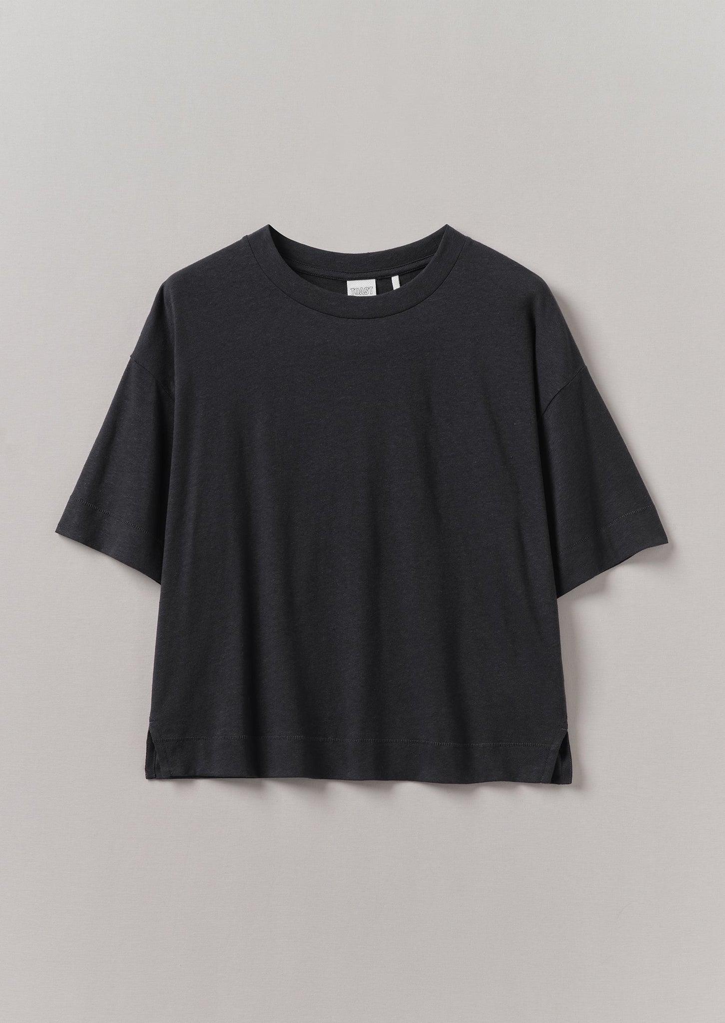 Cotton Hemp Boxy Tee | Slate