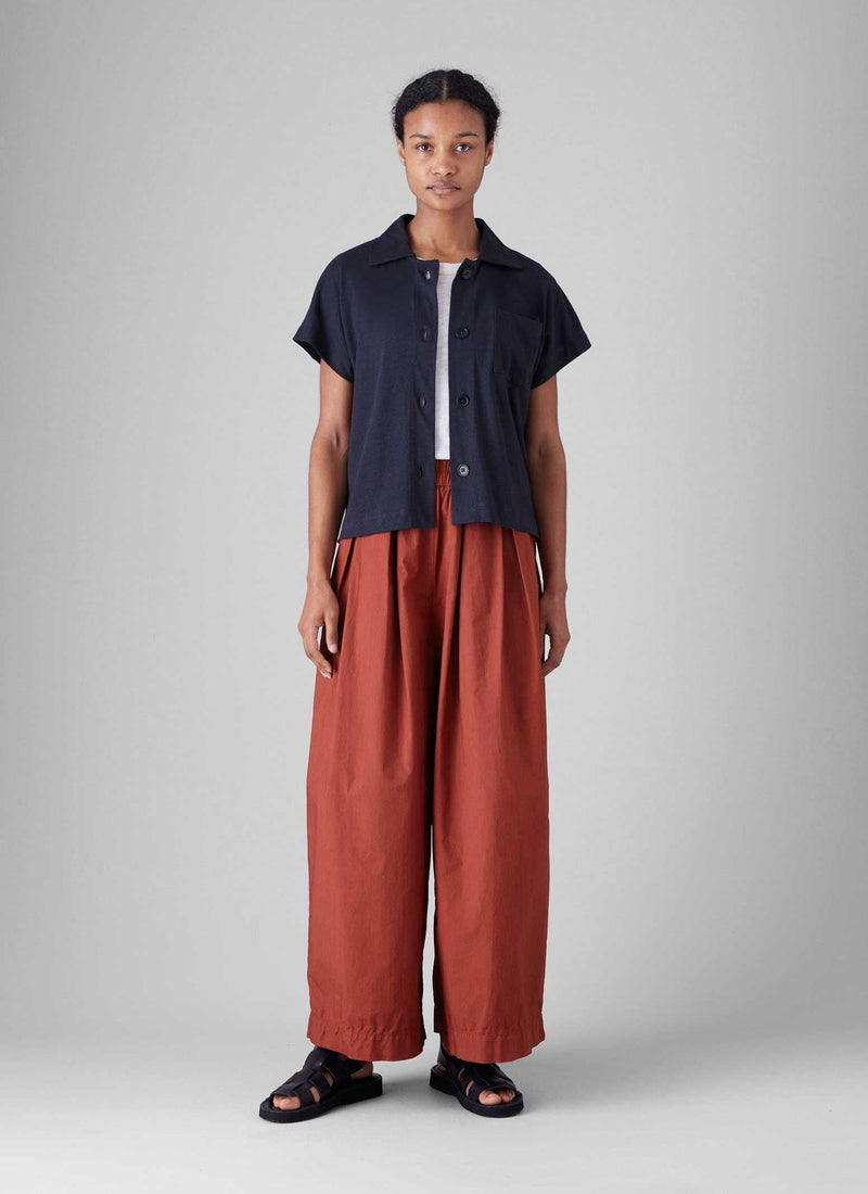 Cotton Hemp Jersey Shirt | Slate