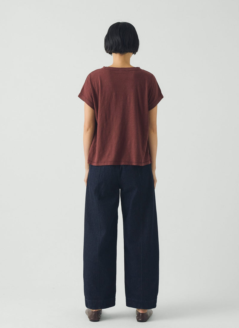 Alda Organic Cotton Easy Tee | Radicchio