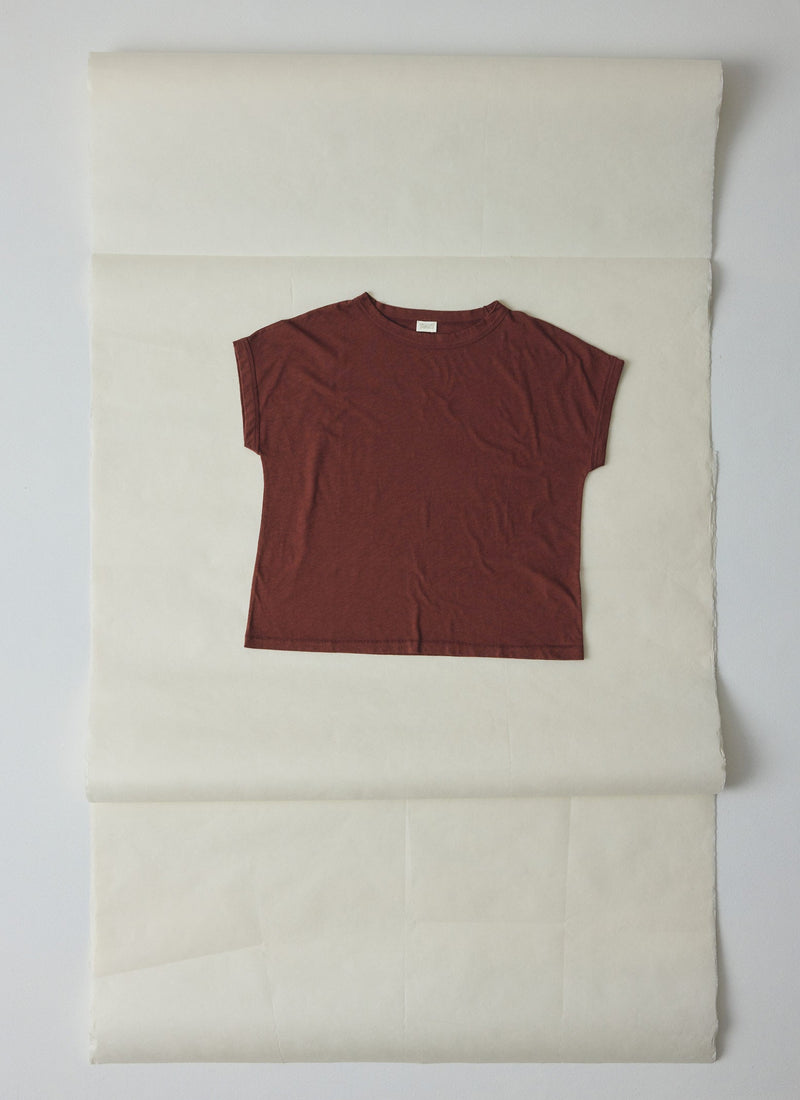 Alda Organic Cotton Easy Tee | Radicchio
