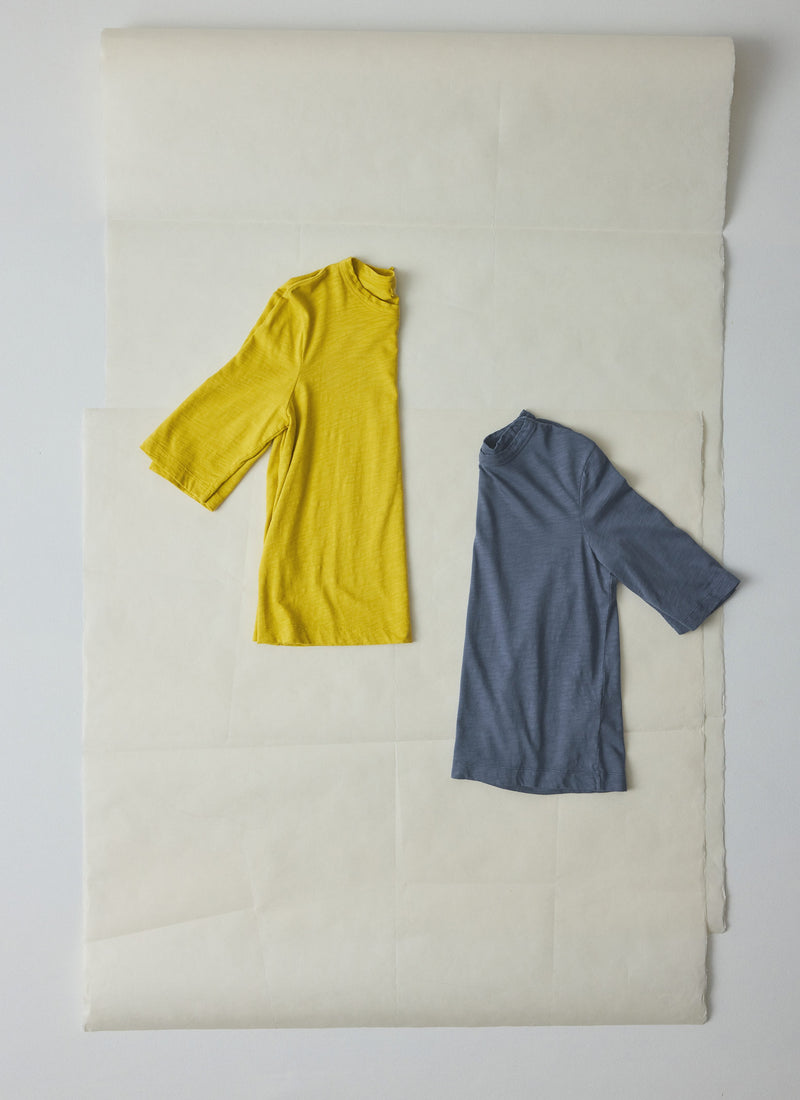 Cleo Garment Dyed Organic Cotton Tee | Chartreuse