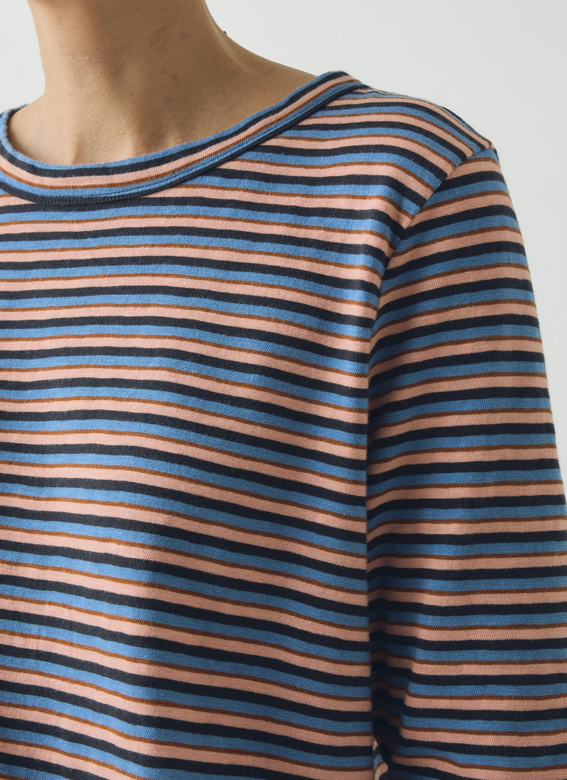 Cleo Cotton Stripe Tee | Multi