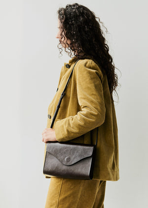 Patch Pocket Organic Cord Jacket | Golden Sand