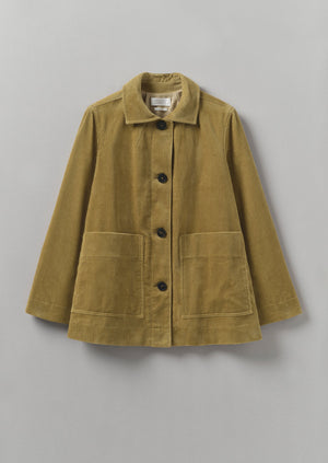 Patch Pocket Organic Cord Jacket Golden Sand