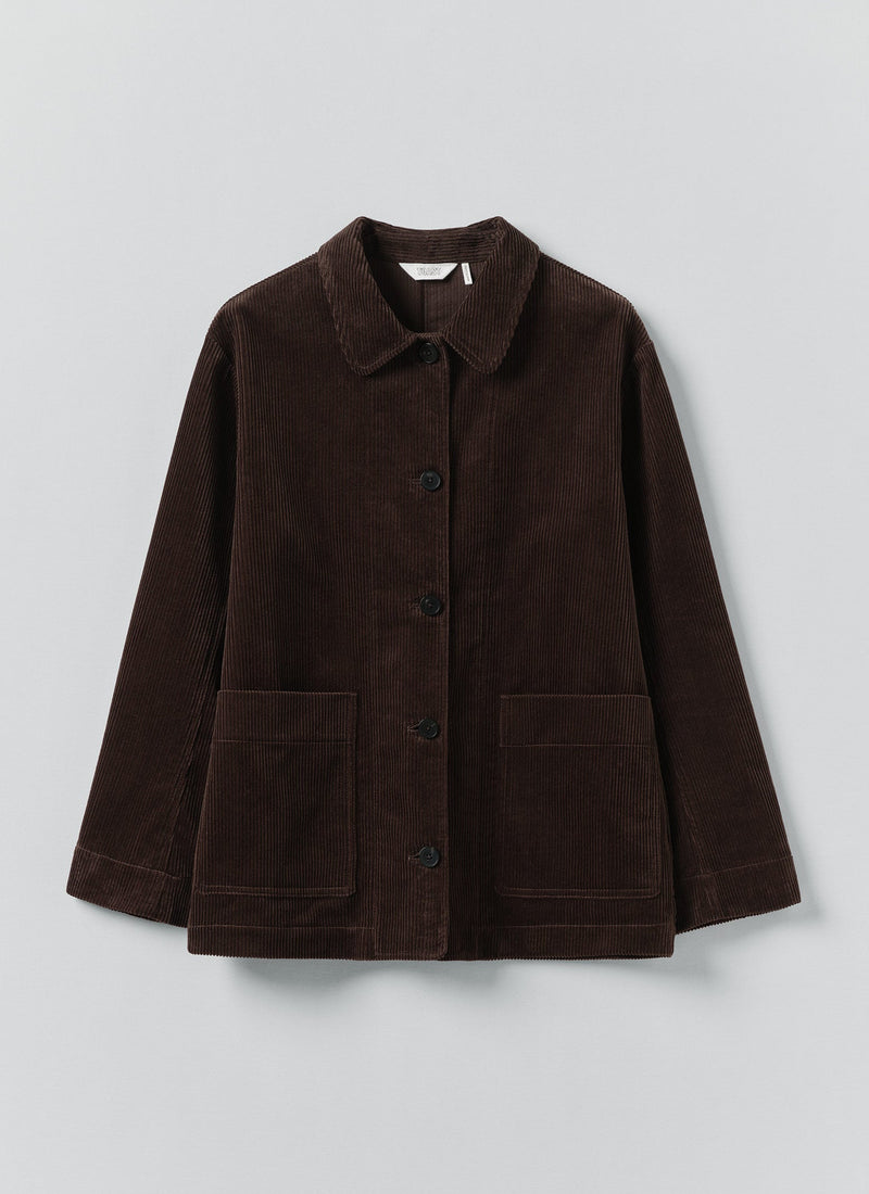 Patch Pocket Cord Jacket | Java